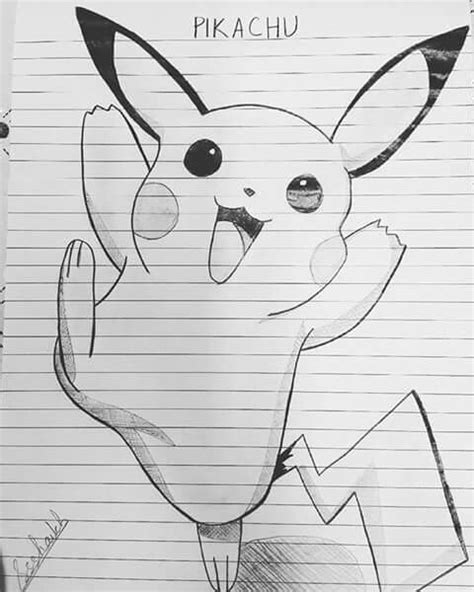 Pikachu #drawing #pencil #sketch #pikachu #pokemon #anime Pikachu Drawing, Baby Cartoon Drawing ...