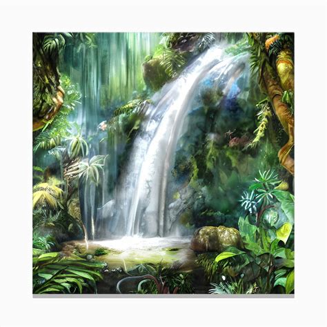 Jungle Beautiful Canvas Print by Innerworks - Fy