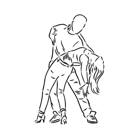 bachata dance vector sketch 7308011 Vector Art at Vecteezy