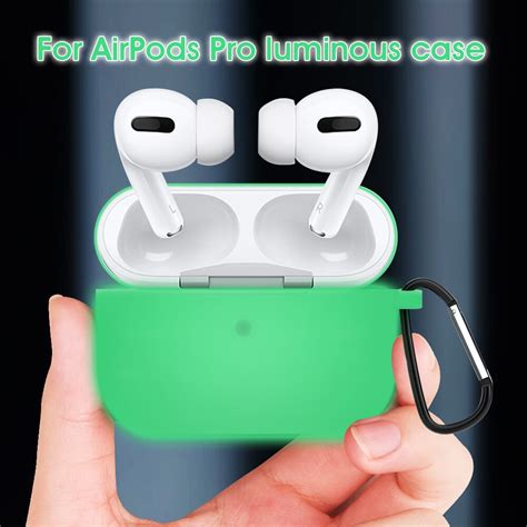 Luminous Case For AirPods Pro Bluetooth Earphone Charging Box Case For AirPods Pro Air Pods Pro ...