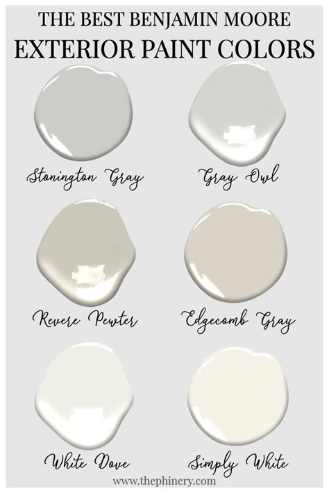 Benjamin Moore Light Gray Exterior Paint | Shelly Lighting