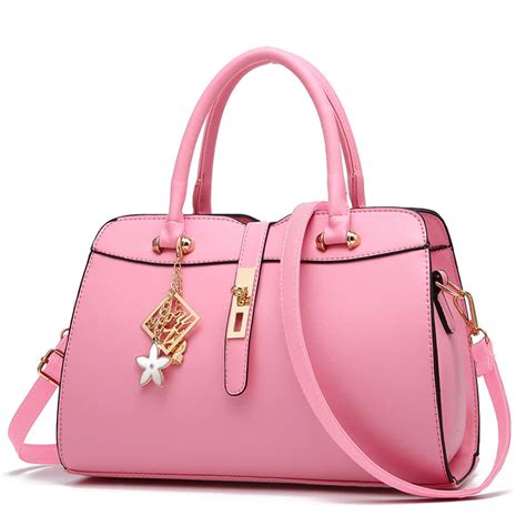 2017 Female Pink Messenger Bags Fashion Women Brand Designer Handbags Crossbody Bags Versatile ...