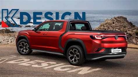 Volkswagen Electric Pickup Truck Takes Shape In Unofficial Renderings