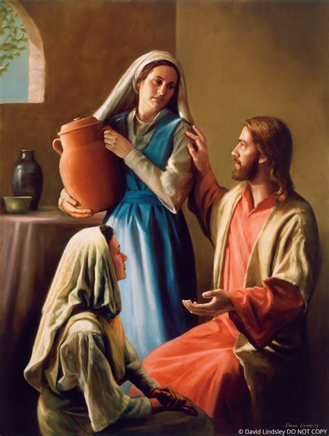 Jesus At The Home Of Martha And Mary | Images and Photos finder