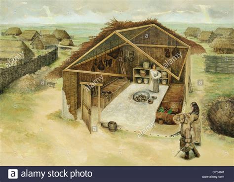 A Neolithic village at Durrington Walls Stock Photo: 51030748 - Alamy