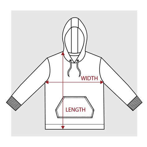 Hoodie Measurement Chart | Portal.posgradount.edu.pe