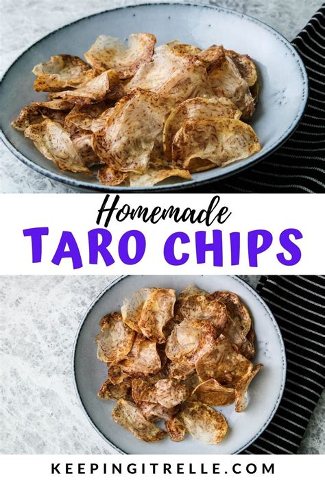 Homemade Taro Chips | Taro recipes, Taro chips recipe, Homemade recipes