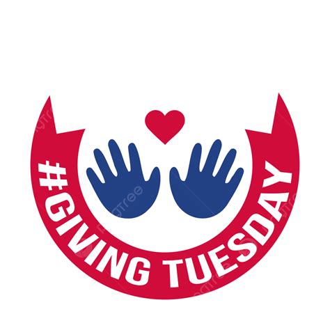 Giving Tuesday Clipart Hd PNG, Giving Tuesday With Ribbon, Giving Tuesday, Greeting, Clipart PNG ...