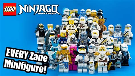 Every LEGO Ninjago Zane Minifigure! 2011-2020 REVIEWED - YouTube