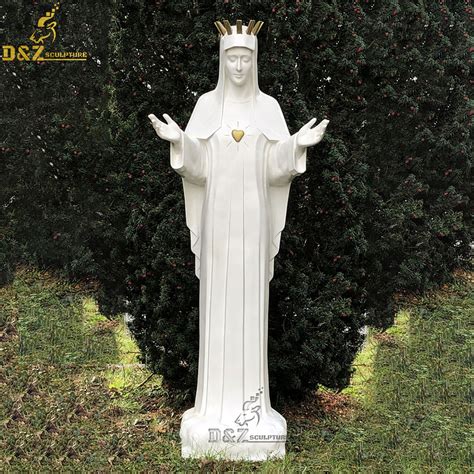 Life size fiberglass sculpture virgin Mary resin statue religious DZF-3035 | D&Z custom made ...