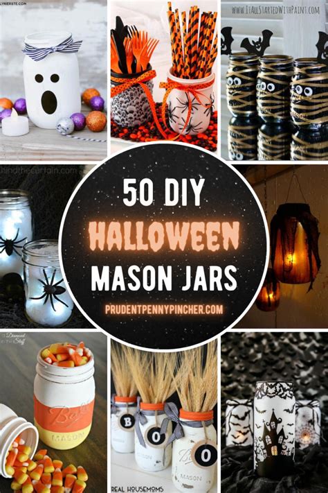 50 DIY Mason Jar Halloween Crafts - Prudent Penny Pincher