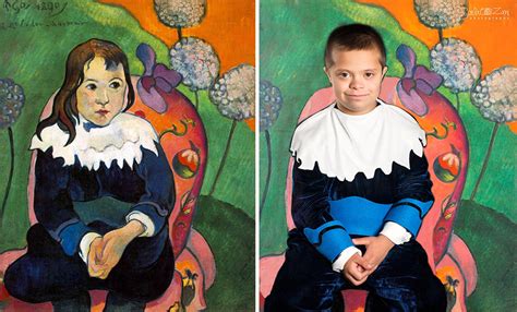 18 kids with Down Syndrome recreate famous paintings proving everyone ...