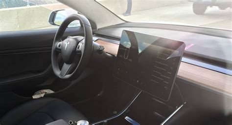 Take A Closer Look At The Tesla Model 3’s Minimalist Interior | Carscoops