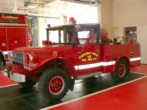 Antique Fire Truck at Chestnut Ridge VFC in Baltimore County, Maryland ...