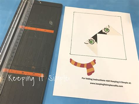 Harry Potter Corner Bookmark with Printable - Keeping it Simple