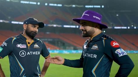 IPL 2023 MI vs GT: Mohammed Shami, Rashid Khan candidly chat after win, deliver message for ...