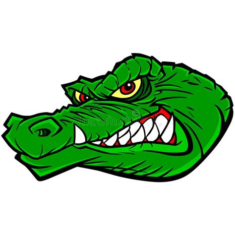 Gator Mascot stock vector. Illustration of illustration - 55196204