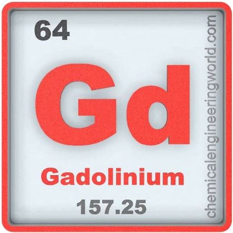 Gd Gadolinium Element Information Facts Properties Trends Uses