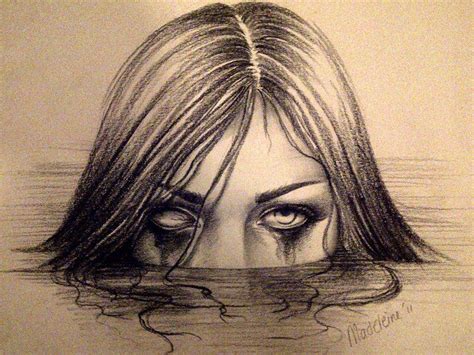 Scary Eye Drawing at GetDrawings | Free download