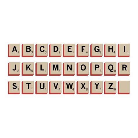 Scrabble Template | Printable image, Templates, Words