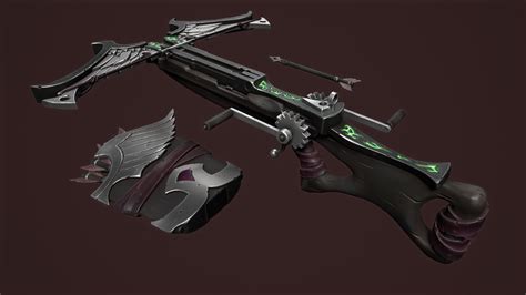 ArtStation - Rune crossbow and quiver | Game Assets