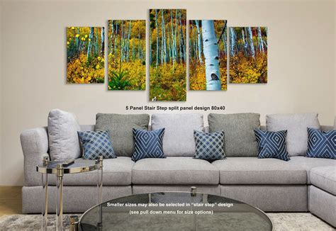 Aspen Trees Fall Aspens Autumn Colors Colorado Canvas - Etsy