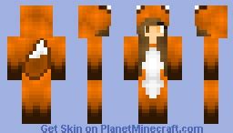 Fox Onesie Minecraft Skin