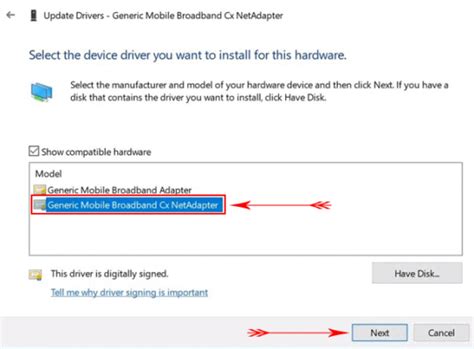 How to Update Mobile Broadband Adapter in Windows 10