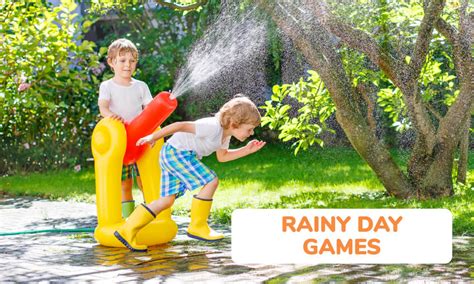 44 Fun Rain Games and Activities for Kids