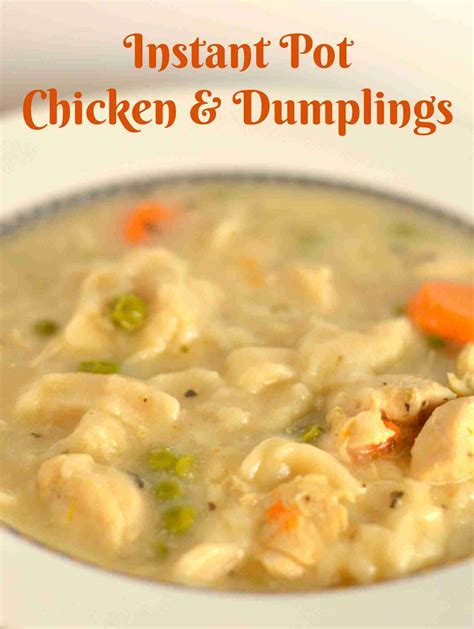 Instant Pot Chicken And Dumplings Recipe - Guide For Geek Moms