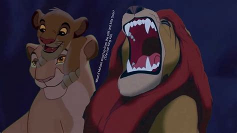 What if Mufasa stood up from the cliff and kills Scar? (The Lion King ...