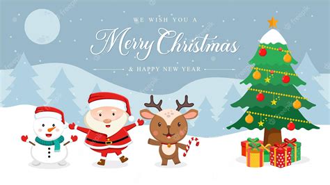 Premium Vector | Collection merry christmas cards