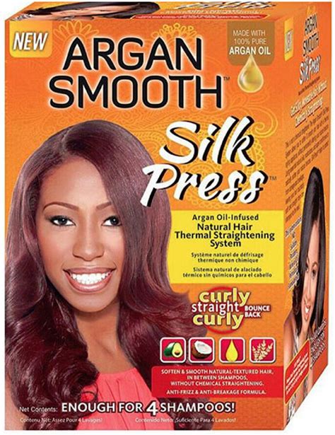 Africa's Best Argan Smooth Silk Press Natural Hair Thermal Straightening System 1 ea - Walmart.com