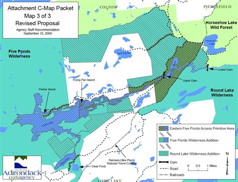 Backcountry Map: Lows Lake Area | NY Ski Directory