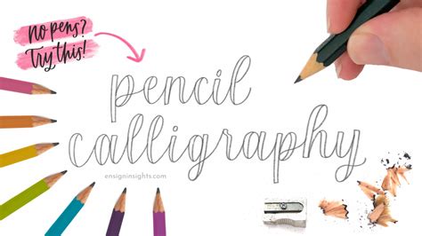 Pencil Calligraphy: How To Do Bullet Journal Hand Lettering With A Pencil