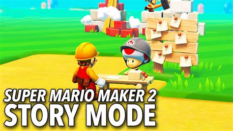 Super Mario Maker 2 Story Mode Gameplay - YouTube