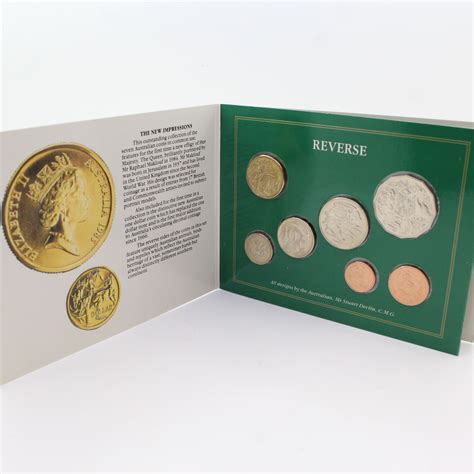 1985 Royal Australian Mint Set Uncirculated Coin Collection - 7 Coins ...