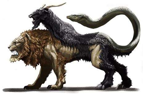 Greek mythology chimera - virtdaddy