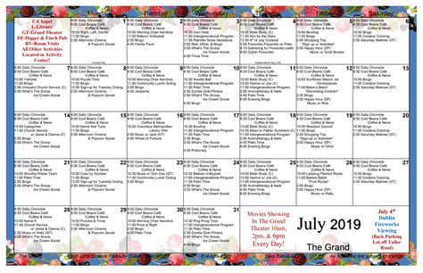 Activity calendars – Artofit