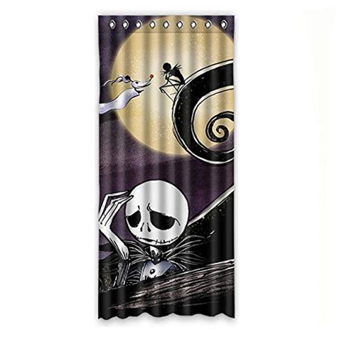 Fashion Custom The Nightmare Before Christmas Panel Curtain Polyester ...