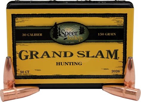 Speer 30 Caliber 150 Grains SP Grand Slam (Per 50) 2026 - 4369 | Wholesale Hunter