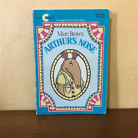 Marc Brown Arthurs Nose 1976 A Snuggle & Read Story Book Avon Camelot Paperback - Etsy