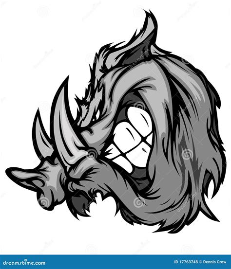 Boar Razorback Mascot Vector Logo Royalty Free Stock Photos - Image: 17763748