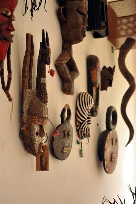 40 African Masks Wall Decoration Ideas - Bored Art | African home decor ...