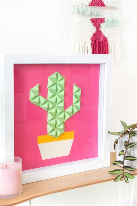 DIY origami wall art for Curbly – Make and Tell