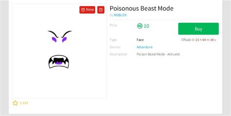 Poisonous Beast Mode | Roblox Amino