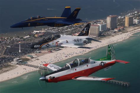 T-6A Texan II VT10 T-45C Goshawk VT86 F-18F Super Hornet Blue Angels ...