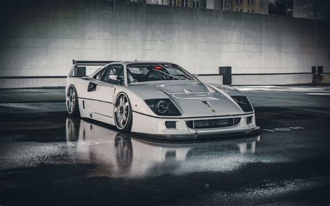 HD wallpaper: white cars, vehicle, Ferrari, Ferrari F40 | Wallpaper Flare