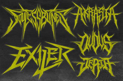 Design a thrash metal and heavy metal logo by Blackupheaval | Fiverr