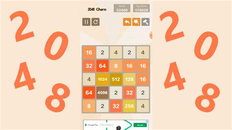 2048 Game strategy guide in my high score - YouTube